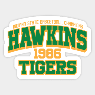 1986 Indiana State Basketball Champs Sticker